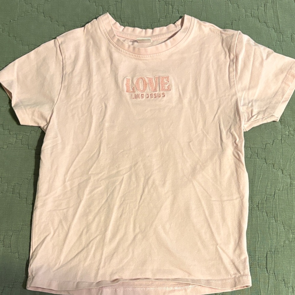 Pink T-Shirt Love Like Jesus